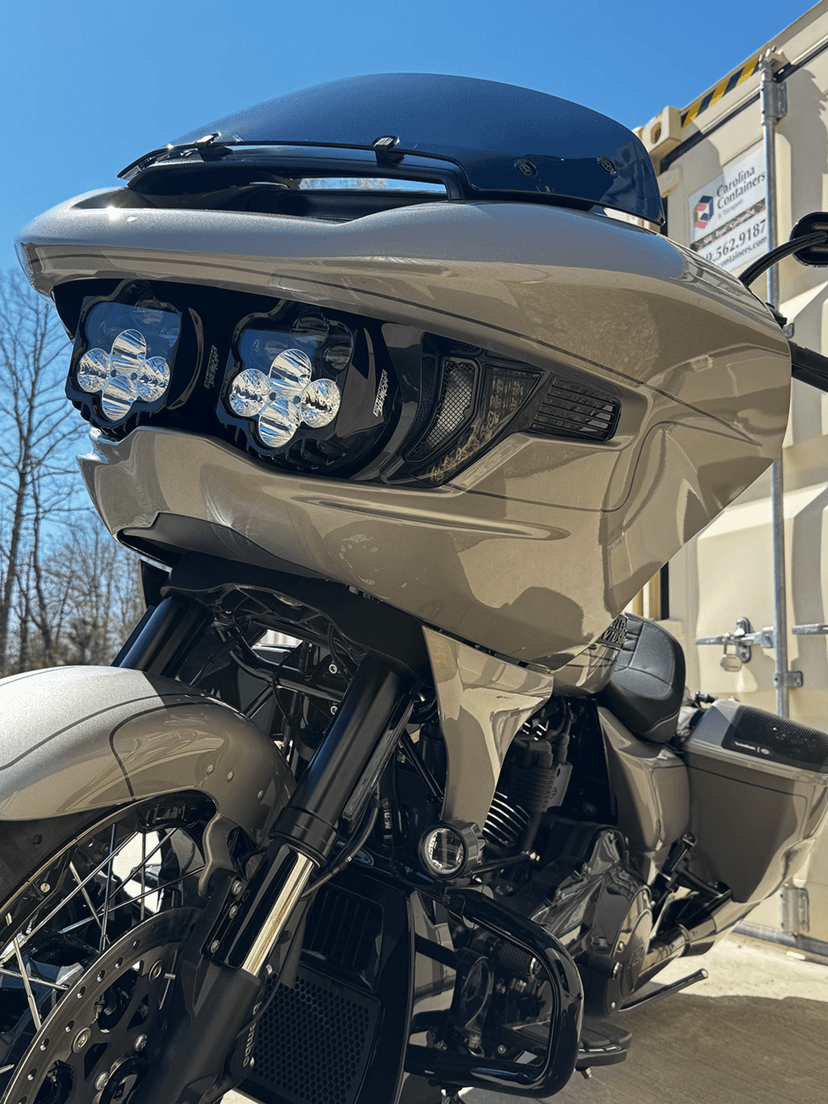 CUSTOM DYNAMICS 2001-3047 Shark Demon® 2 Headlight Light - w/ Speed Plates — image 7 of 8