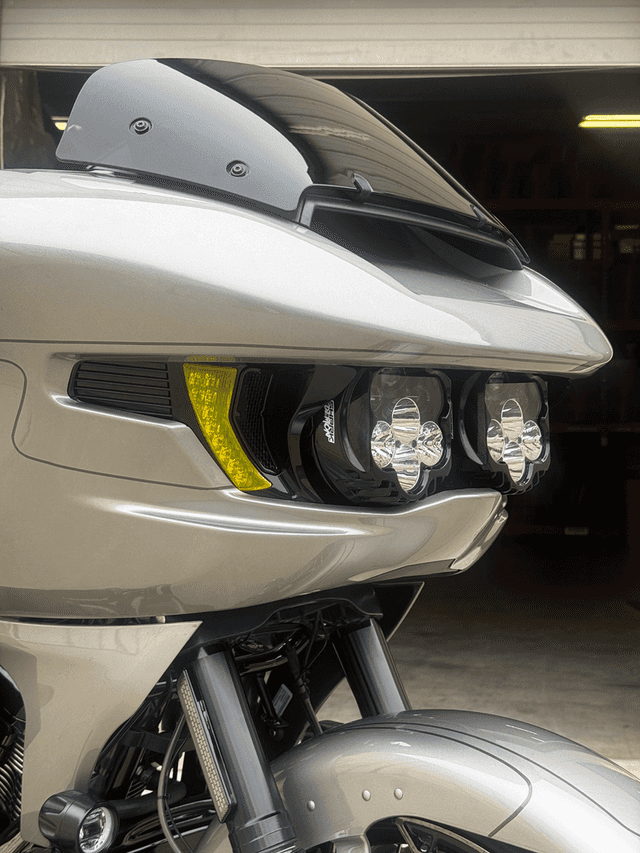 CUSTOM DYNAMICS 2001-3047 Shark Demon® 2 Headlight Light - w/ Speed Plates — image 6 of 8