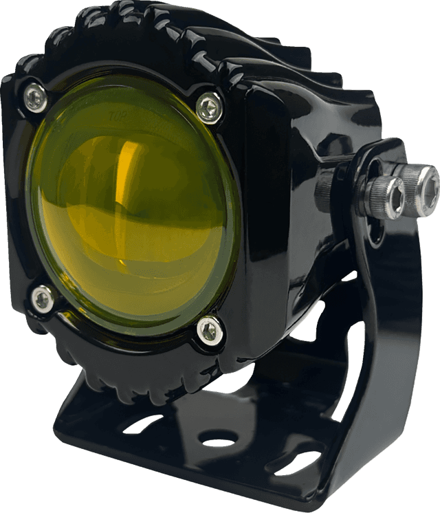 CUSTOM DYNAMICS 2001-3085 Shark Demon® Fog Light - Yellow — image 3 of 3
