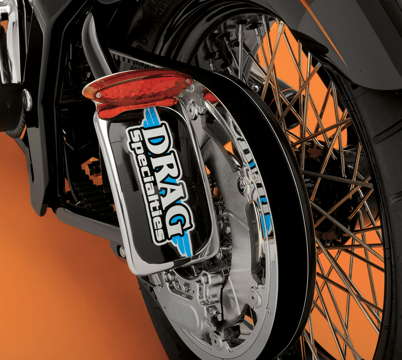 DRAG SPECIALTIES 2010-0387 Taillight/License Plate Mount - Cat Eye - Red Lens - Clear LED — image 2 of 2