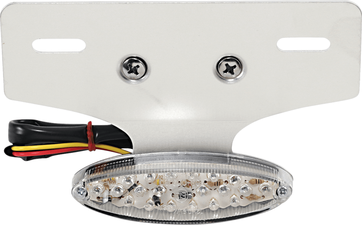DRAG SPECIALTIES 2010-0572 Taillight/License Plate Mount - Cat Eye -Clear Lens - Red LED