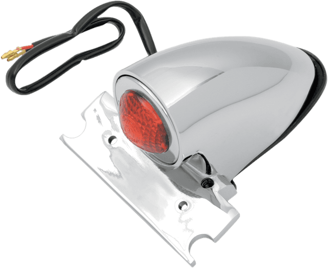 DRAG SPECIALTIES 2010-0602 Taillight - License Plate Mount - Chrome