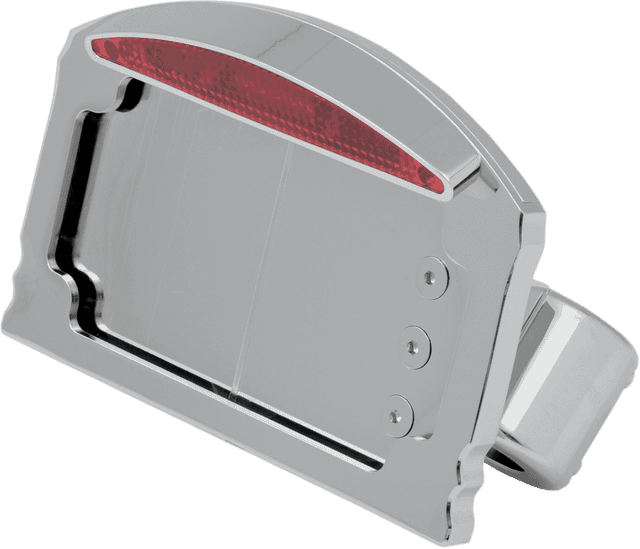 DRAG SPECIALTIES 2010-0734 LED Taillight/License Plate Mount - Half-Moon - Flat