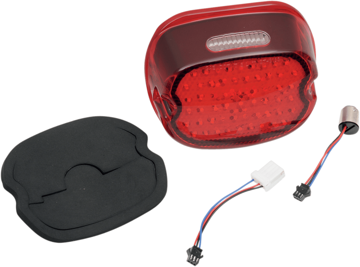 DRAG SPECIALTIES 2010-0772 Taillight - Top Tag Light - Red