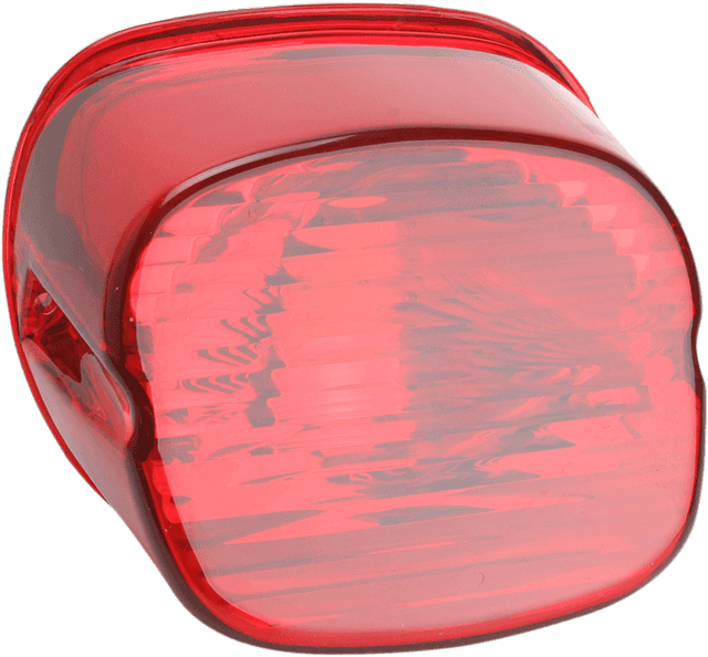 DRAG SPECIALTIES 2010-0781 Laydown Taillight Lens - Red