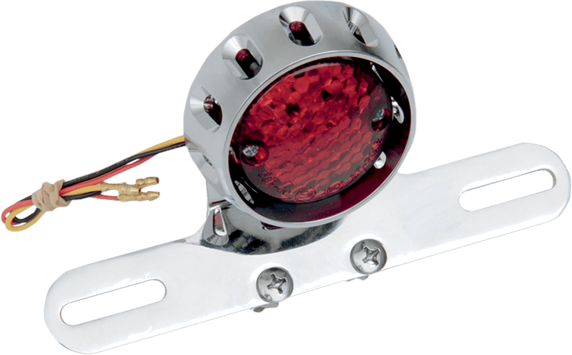 DRAG SPECIALTIES 2010-0796 Taillight/License Plate Mount - Chrome
