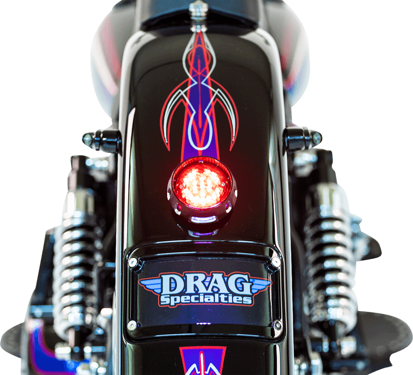 DRAG SPECIALTIES 2010-0797 Taillight/License Plate Mount - Black — image 2 of 3