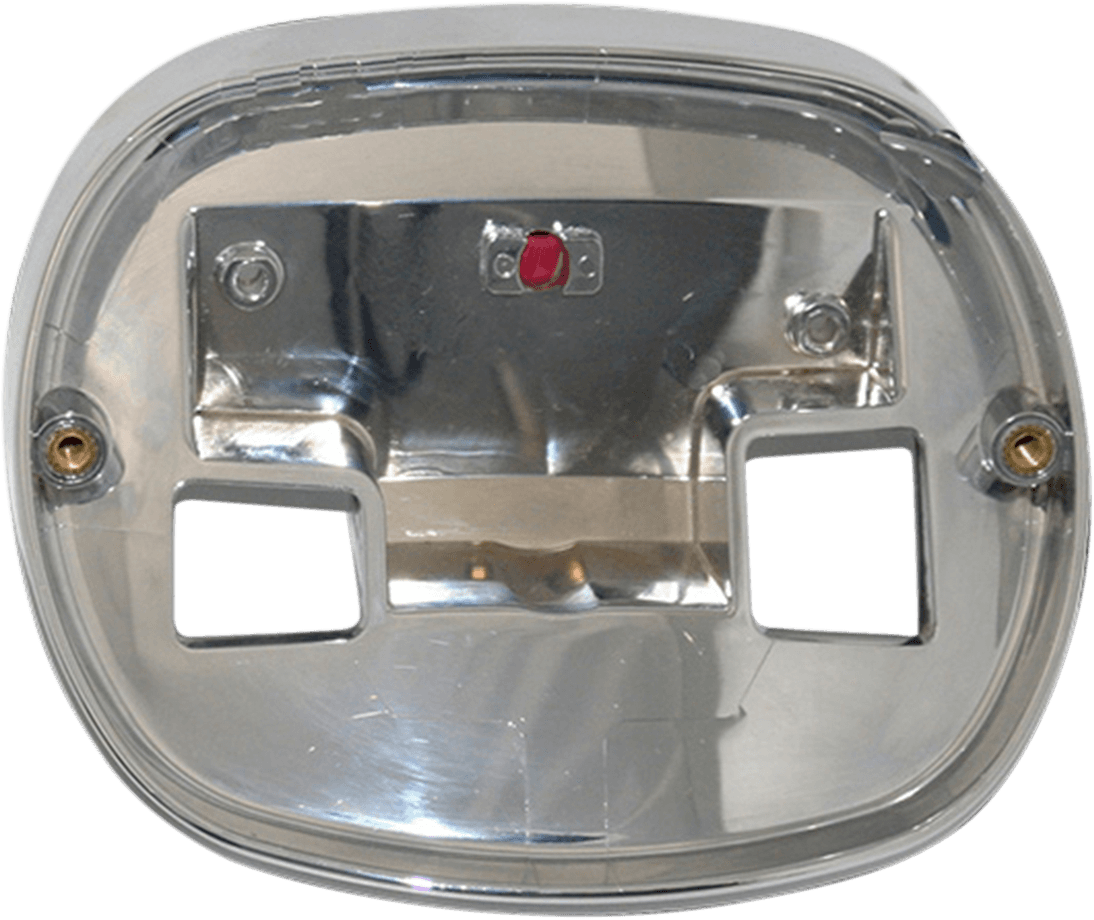 CUSTOM DYNAMICS 2010-1275 Taillight Base Plate - Chrome