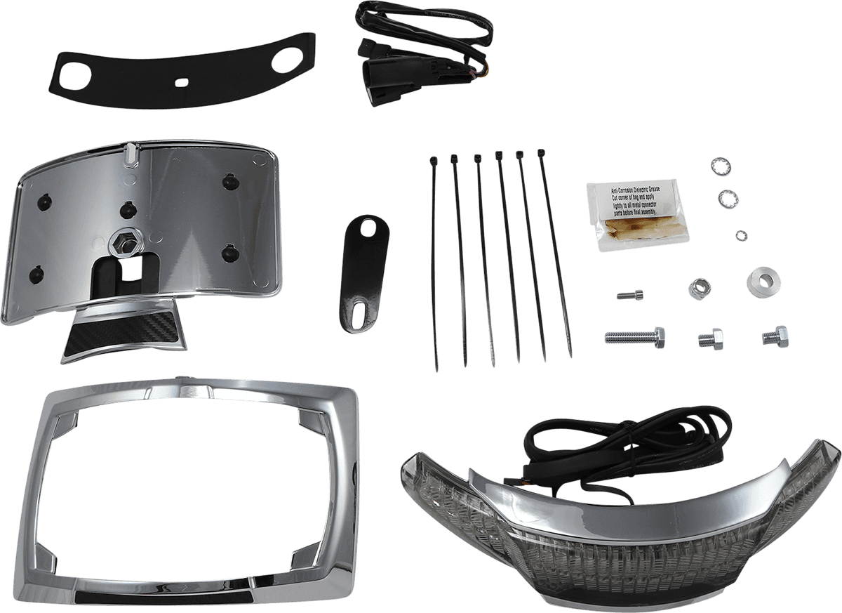 CIRO 2010-1348 Taillight/License Plate Holder - Chrome