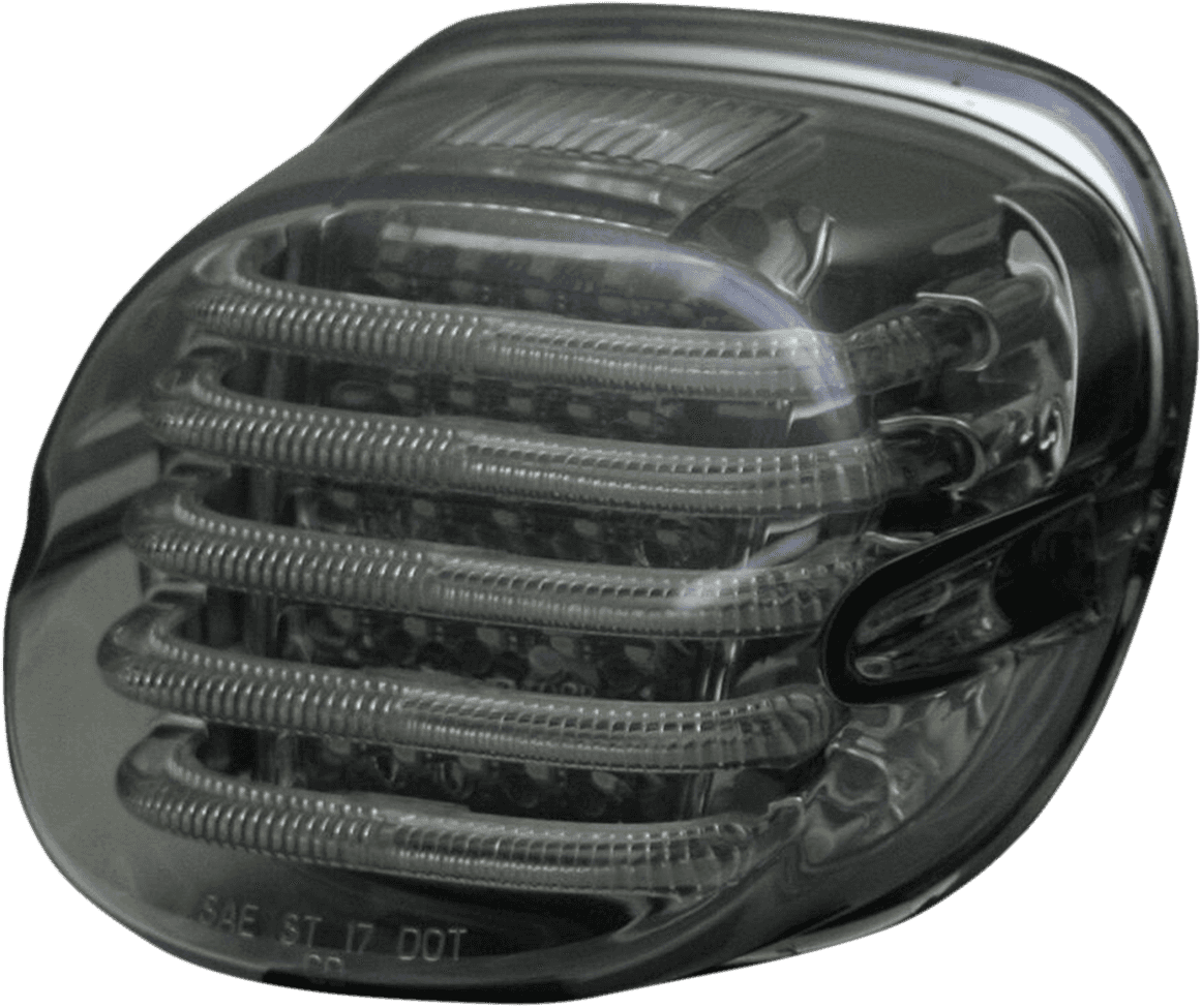CUSTOM DYNAMICS 2010-1363 Taillight - with Top License Plate Illumination Window - Smoke