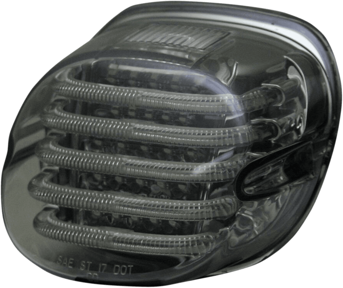 CUSTOM DYNAMICS 2010-1363 Taillight - with Top License Plate Illumination Window - Smoke