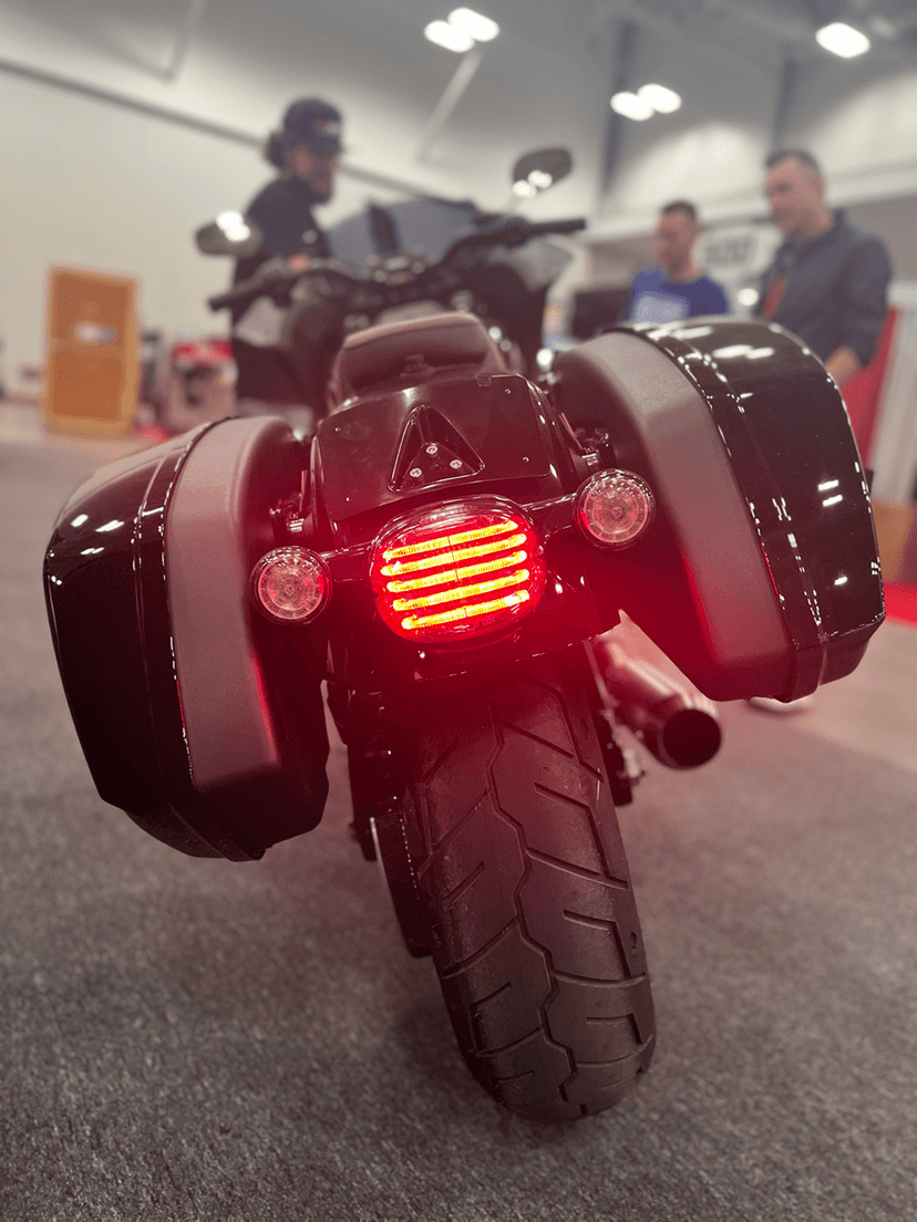 CUSTOM DYNAMICS 2010-1363 Taillight - with Top License Plate Illumination Window - Smoke — image 2 of 2