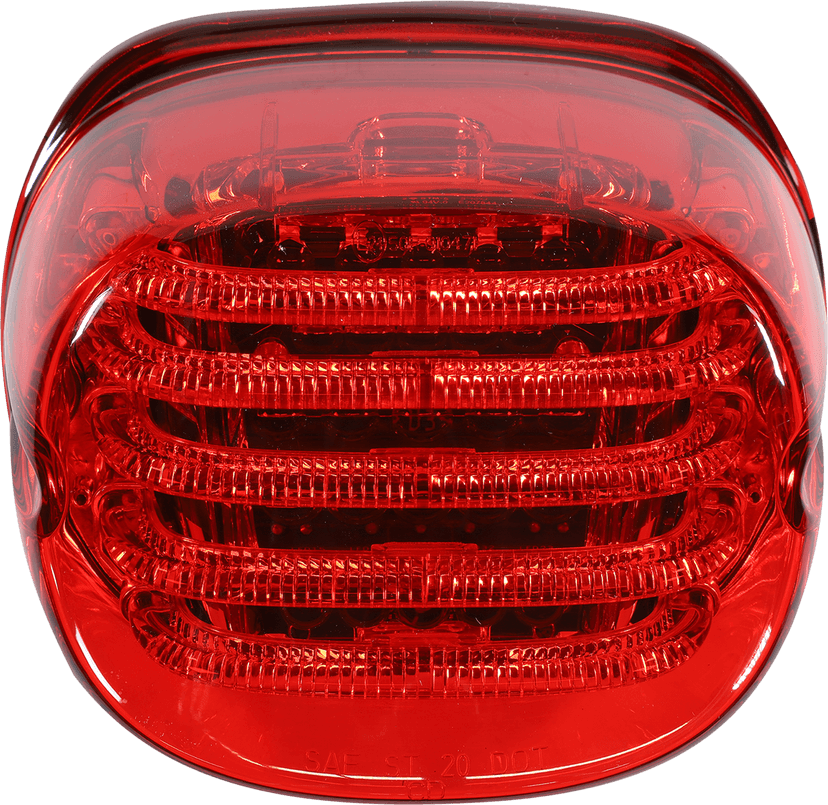 CUSTOM DYNAMICS 2010-1364 Taillight - without License Plate Illumination Window - Red — image 1 of 4