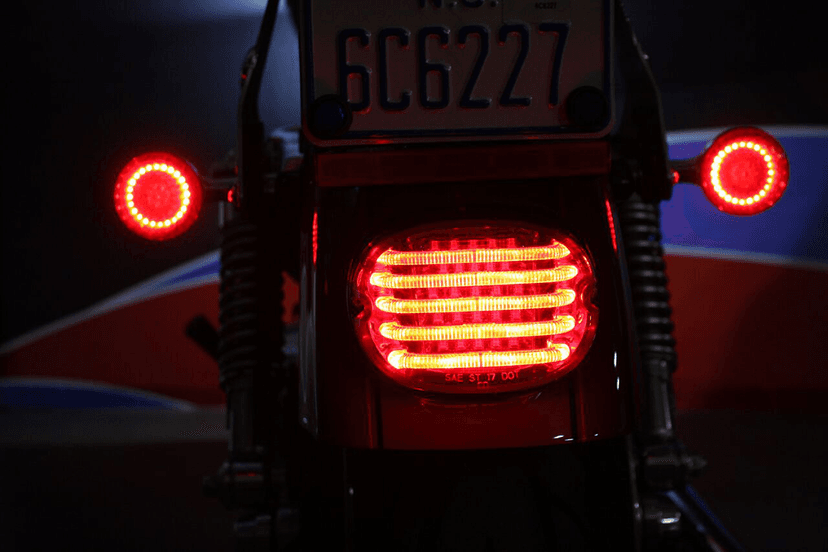 CUSTOM DYNAMICS 2010-1365 Taillight - without License Plate Illumination Window - Smoke — image 10 of 14