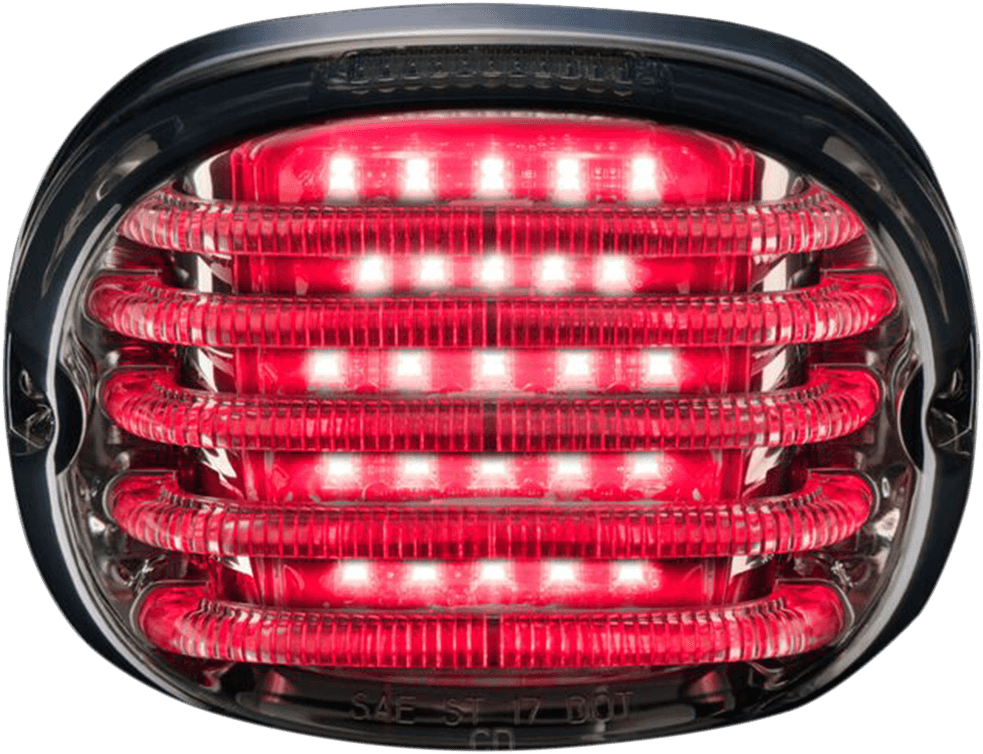 CUSTOM DYNAMICS 2010-1367 Taillight - with License Plate Illumination Window - Smoke