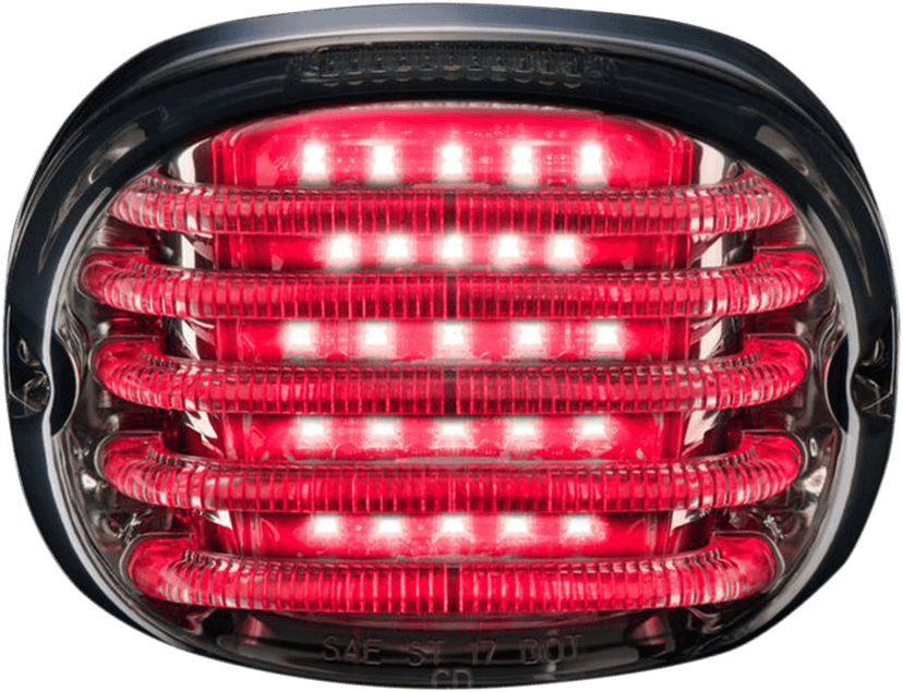 CUSTOM DYNAMICS 2010-1367 Taillight - with License Plate Illumination Window - Smoke — image 1 of 8