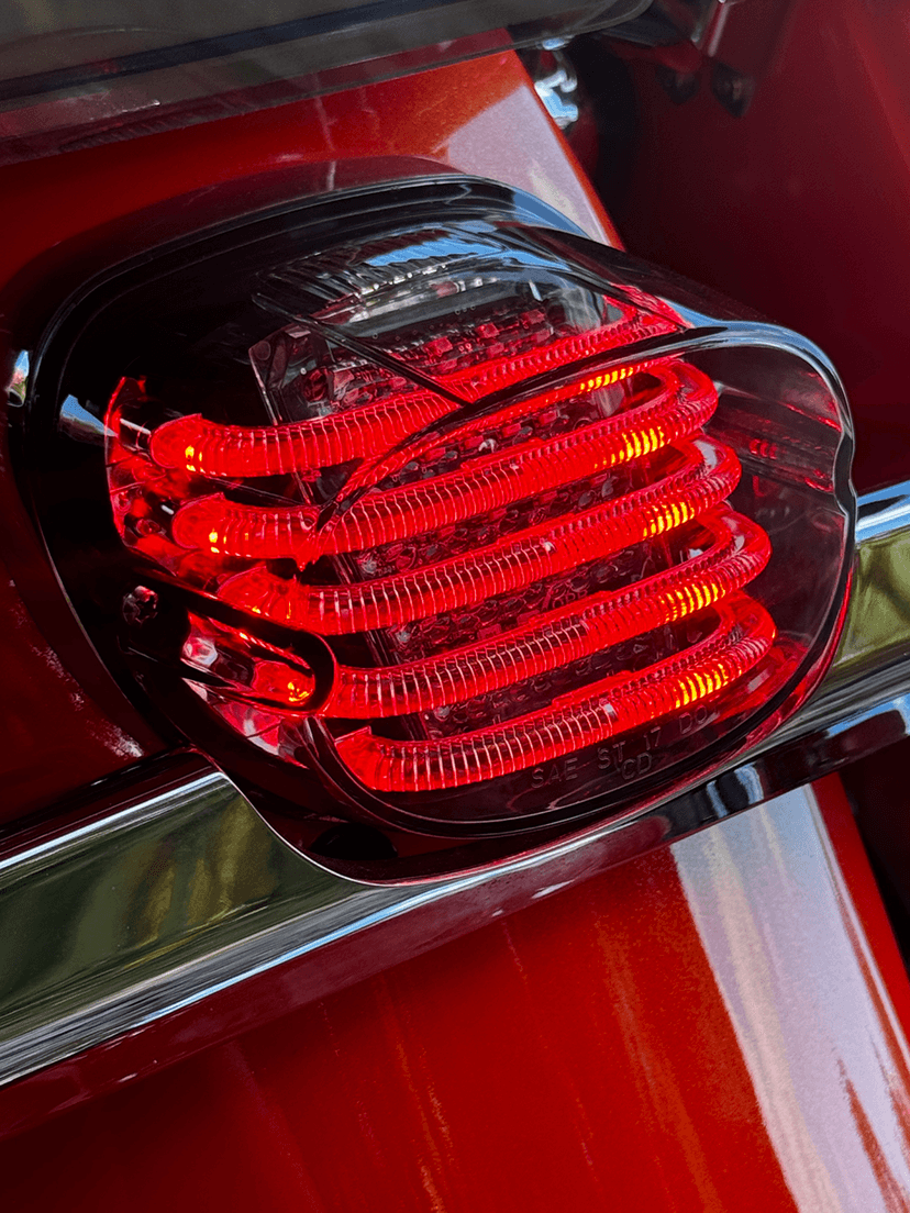 CUSTOM DYNAMICS 2010-1367 Taillight - with License Plate Illumination Window - Smoke — image 5 of 8