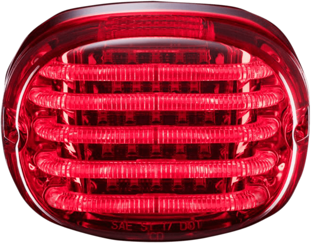 CUSTOM DYNAMICS 2010-1368 Taillight - without License Plate Illumination Window - Red