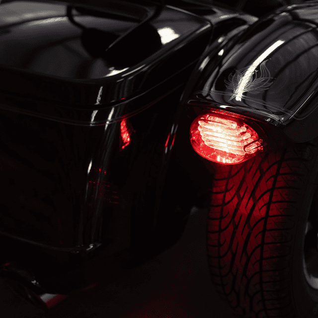 CUSTOM DYNAMICS 2010-1369 Taillight - without License Plate Illumination Window - Smoke — image 2 of 3