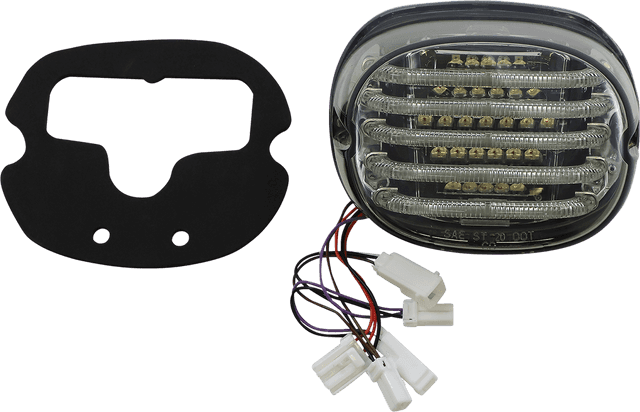 CUSTOM DYNAMICS 2010-1413 Taillight/Turn Signal - Bottom Window - Smoke Lens — image 2 of 2