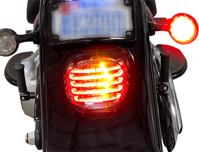 CUSTOM DYNAMICS 2010-1414 Taillight/Turn Signal - Red Lens — image 2 of 2