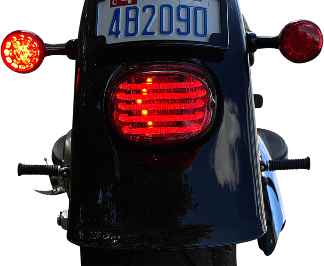 CUSTOM DYNAMICS 2010-1416 Taillight/Turn Signal - Top Window - Red Lens — image 1 of 2