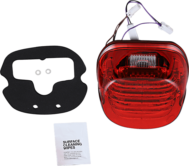 CUSTOM DYNAMICS 2010-1416 Taillight/Turn Signal - Top Window - Red Lens — image 2 of 2