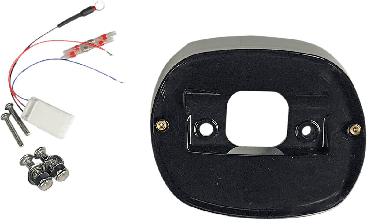 CUSTOM DYNAMICS 2010-1418 Taillight Baseplate - Black