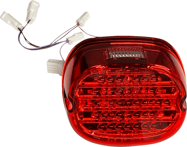 CUSTOM DYNAMICS 2010-1444 Taillight w/ Integrated Turn Signal - Top Window - Red Lens — image 2 of 2