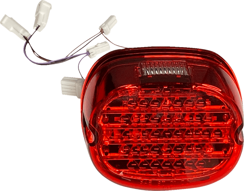CUSTOM DYNAMICS 2010-1444 Taillight w/ Integrated Turn Signal - Top Window - Red Lens — image 2 of 2