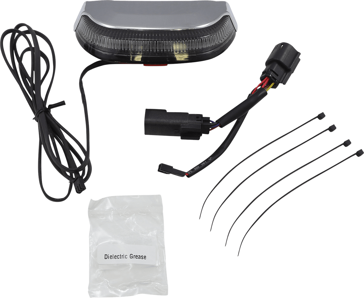 CIRO 2010-1453 Taillight - Smoke Lens - Chrome