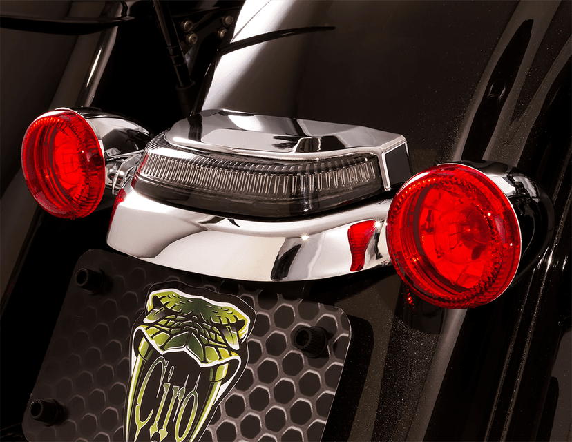CIRO 2010-1453 Taillight - Smoke Lens - Chrome — image 3 of 3