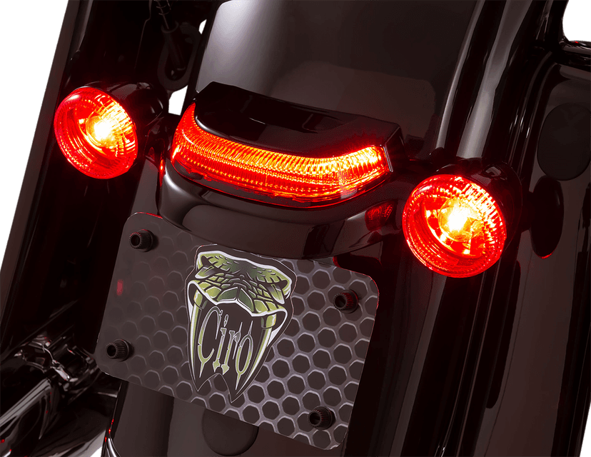 CIRO 2010-1456 Taillight - Red Lens - Black — image 3 of 3