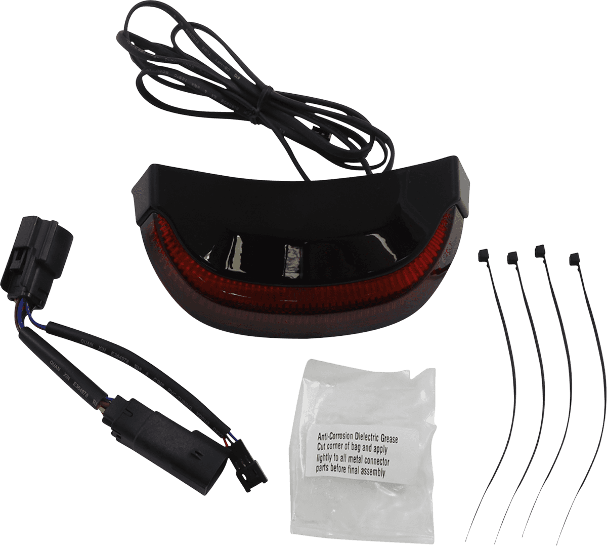 CIRO 2010-1456 Taillight - Red Lens - Black
