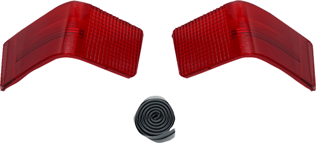 CUSTOM DYNAMICS 2010-1487 Taillight Lens - Tour-Pak - Red