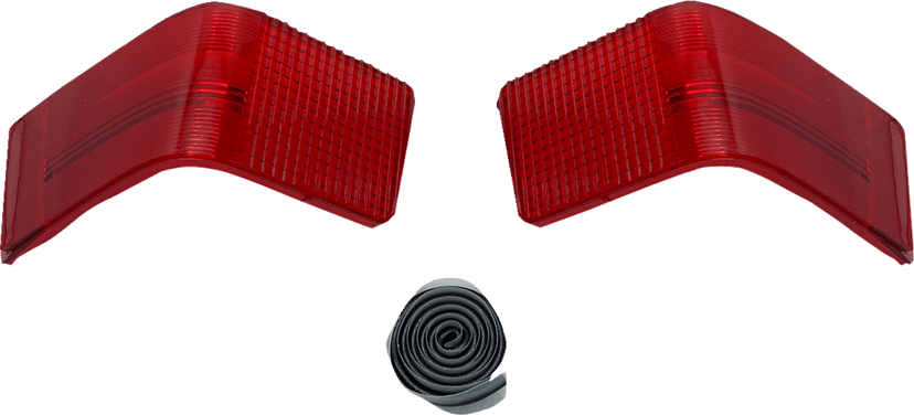 CUSTOM DYNAMICS 2010-1487 Taillight Lens - Tour-Pak - Red