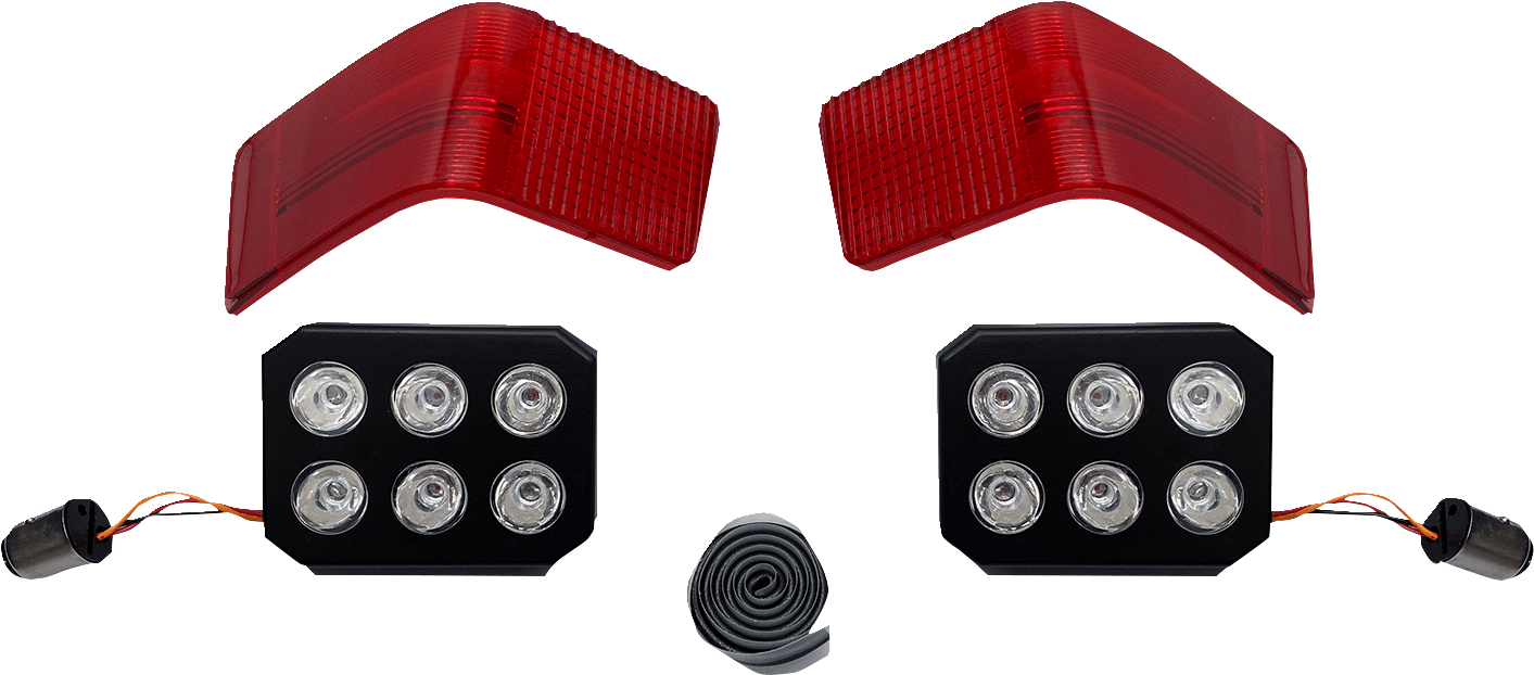 CUSTOM DYNAMICS 2010-1489 LED Light - Tour-Pak - Red