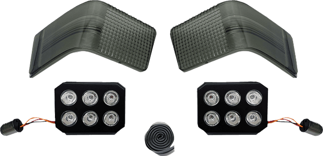 CUSTOM DYNAMICS 2010-1490 LED Light - Tour-Pak - Smoke — image 1 of 2