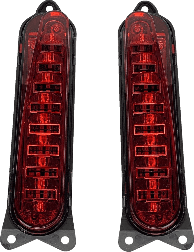 CUSTOM DYNAMICS 2010-1501 LED Taillight - Run/Brake/Turn - Red