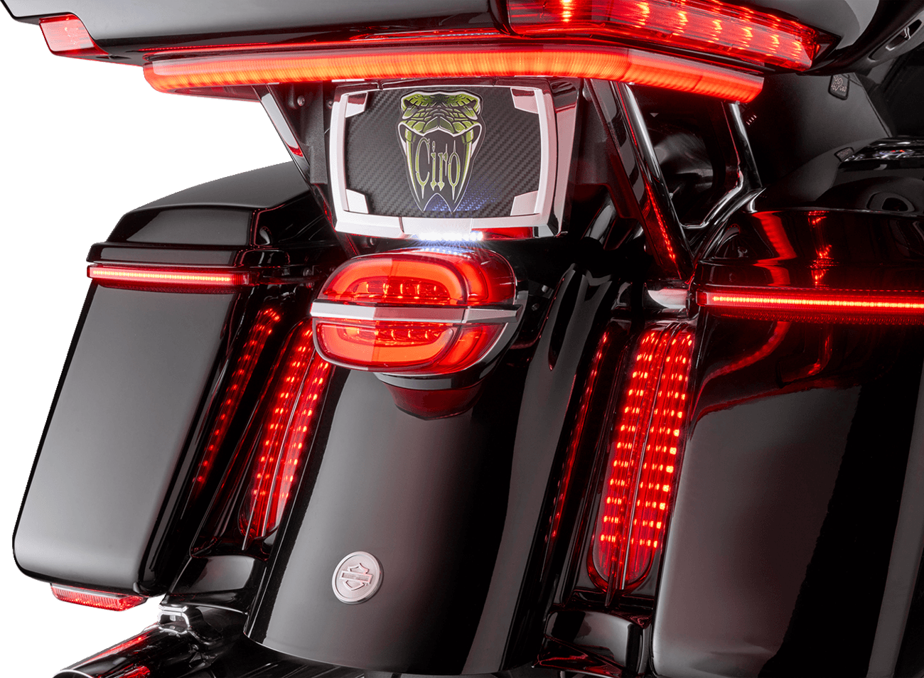 CIRO 2010-1503 Taillight - Red Lens - with License Plate Light
