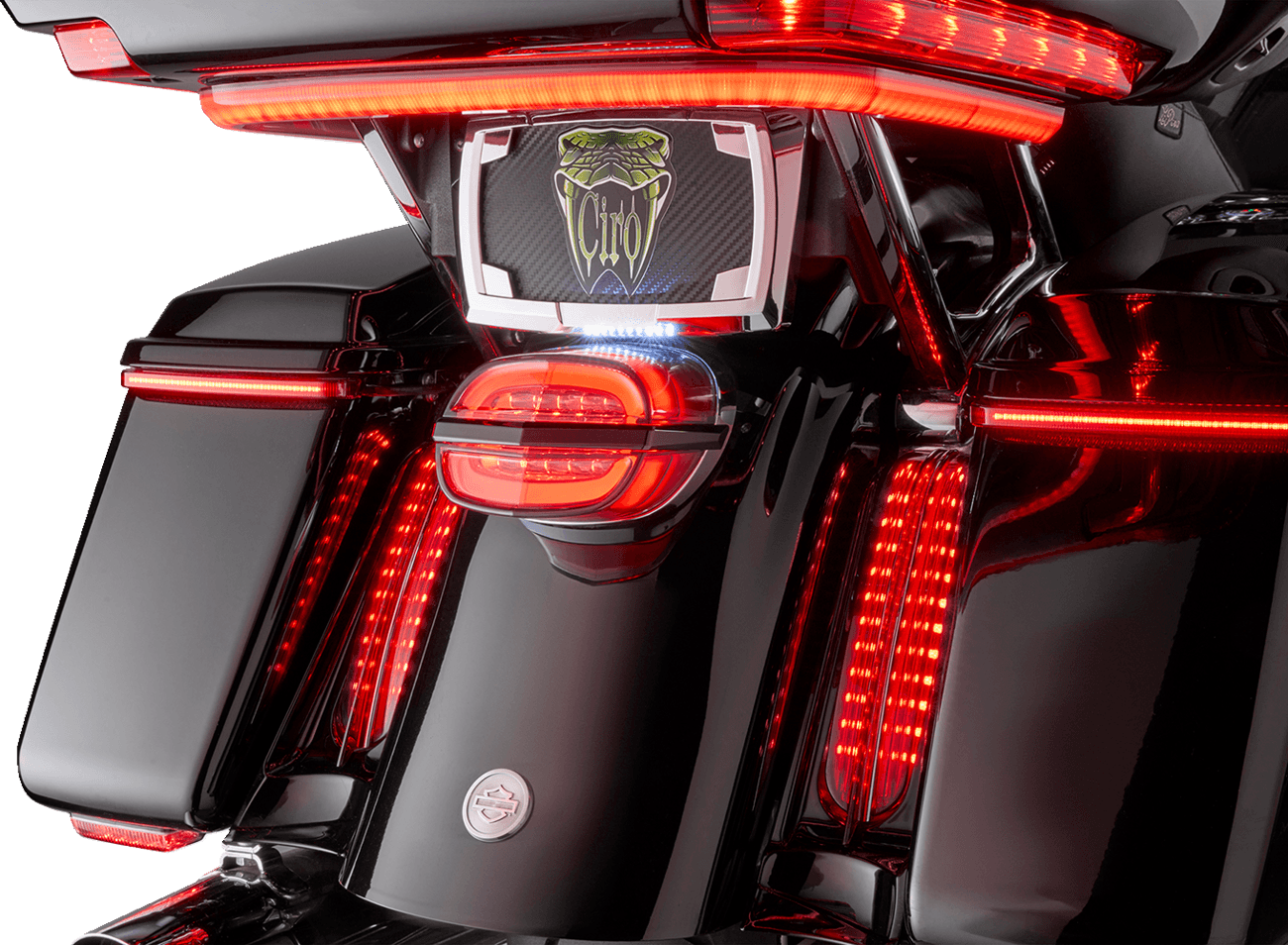 CIRO 2010-1505 Taillight - Smoke Lens - with License Plate Light