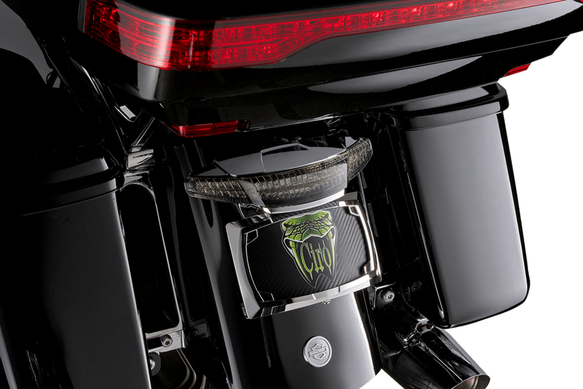 CIRO 2010-1507 Taillight/License Plate Mount - Smoke Lens - Chrome — image 2 of 2
