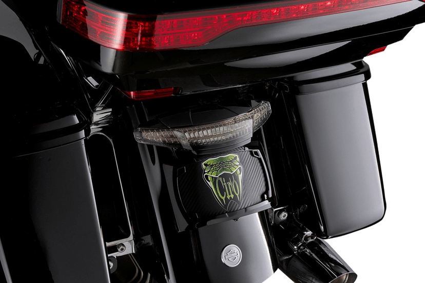 CIRO 2010-1508 Taillight/License Plate Mount - Smoke Lens - Black — image 2 of 2