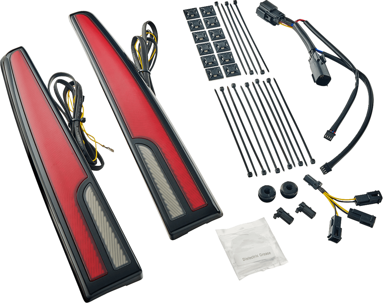 CIRO 2010-1521 Taillight - LED - Red Lens - Black - Tri Glide