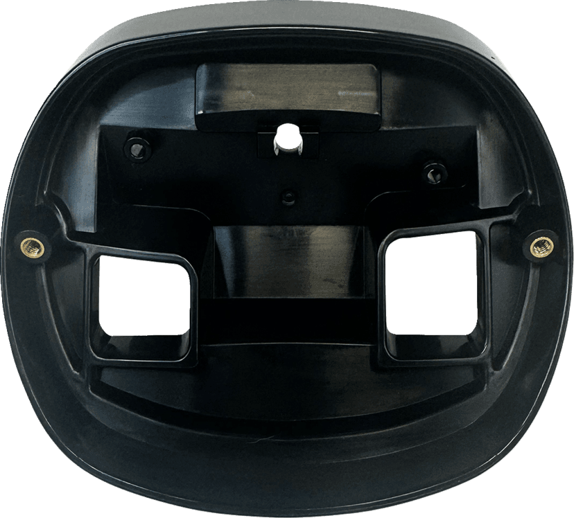CUSTOM DYNAMICS 2010-1524 Taillight Baseplate - Gloss Black