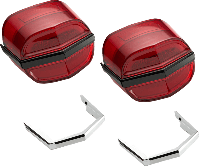 CIRO 2010-1526 Taillights - Red Lens - Tri Glide