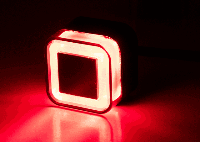 KOSO NORTH AMERICA 2010-1547 Taillight - GT-07 - Red Lens — image 3 of 4
