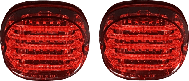 CUSTOM DYNAMICS 2010-1575 ProBEAM® LED Taillight - Squareback - Red