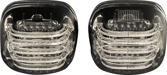 CUSTOM DYNAMICS 2010-1578 ProBEAM® LED Taillight - Squareback - Smoke - FLRT/FLTRT