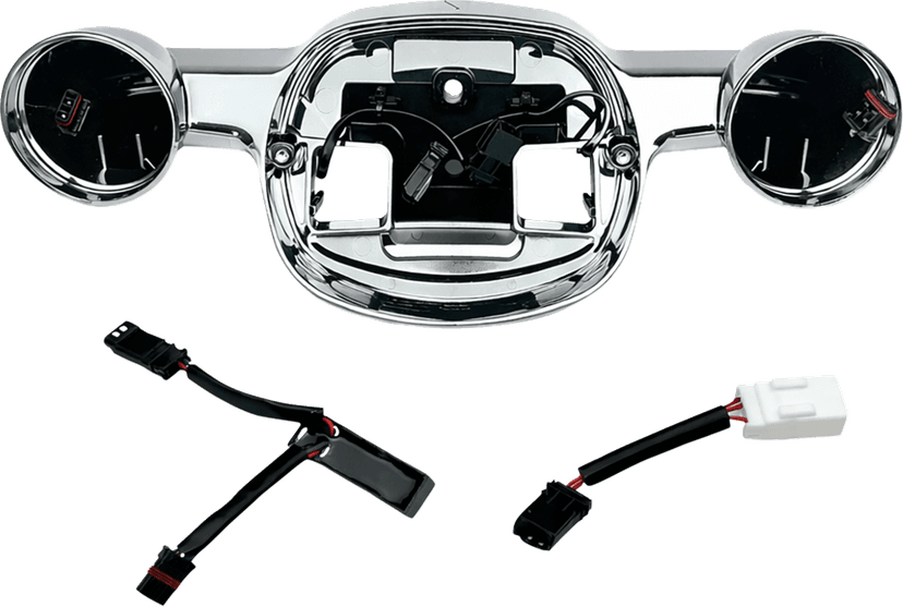 CUSTOM DYNAMICS 2010-1584 Taillight Baseplate - Chrome - '22-'25 FXRST/FXLRS